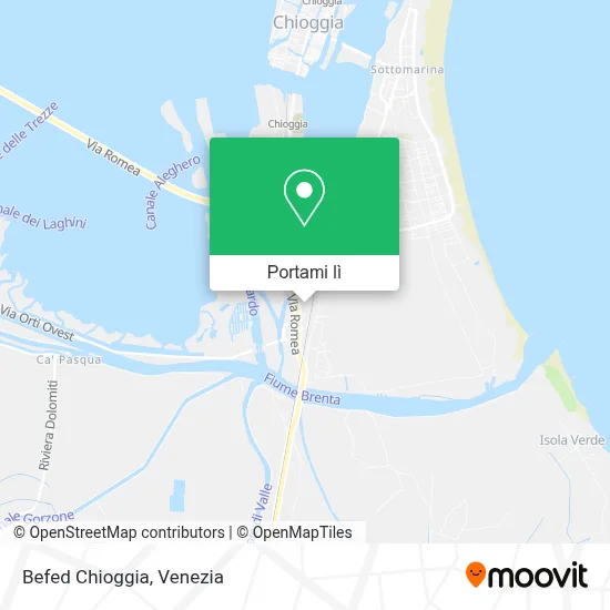 Mappa Befed Chioggia
