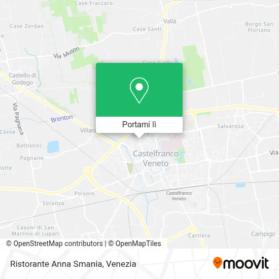 Mappa Ristorante Anna Smania