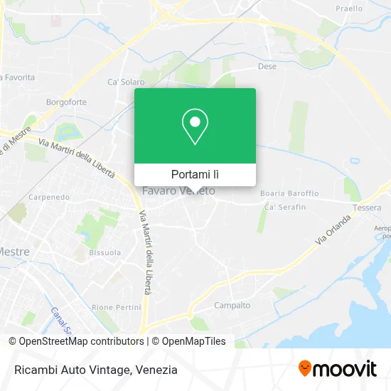 Mappa Ricambi Auto Vintage