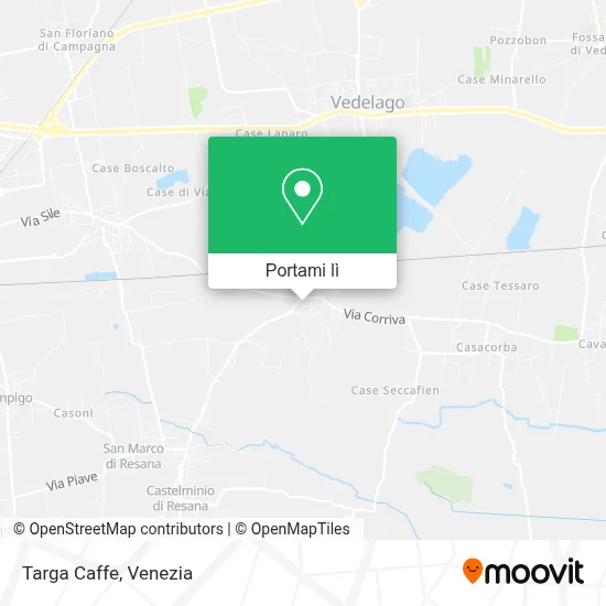 Mappa Targa Caffe