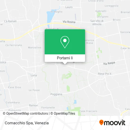 Mappa Comacchio Spa
