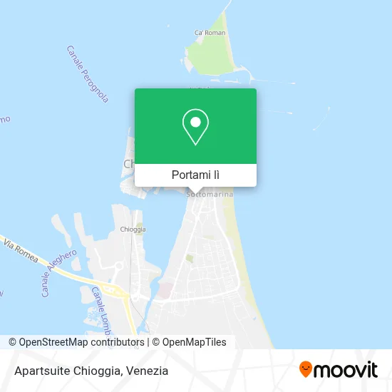 Mappa Apartsuite Chioggia