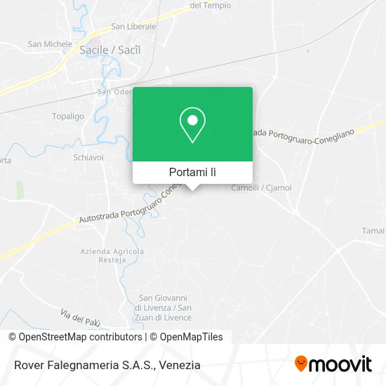 Mappa Rover Falegnameria S.A.S.