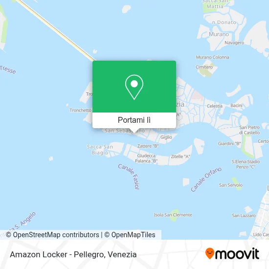 Mappa Amazon Locker - Pellegro