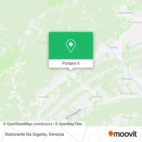 Mappa Ristorante Da Gigetto