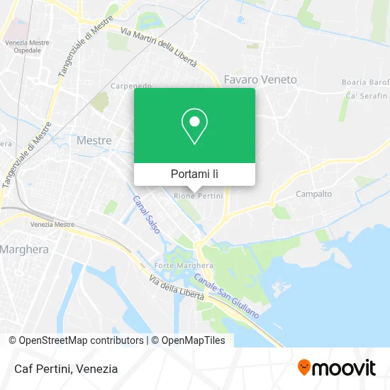 Mappa Caf Pertini