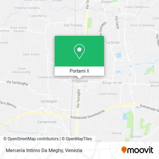Mappa Merceria Intimo Da Meghy