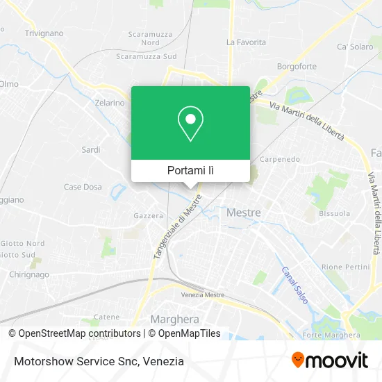 Mappa Motorshow Service Snc
