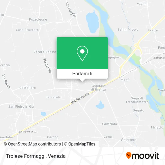 Mappa Trolese Formaggi
