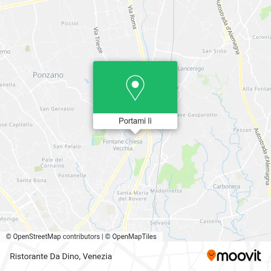 Mappa Ristorante Da Dino