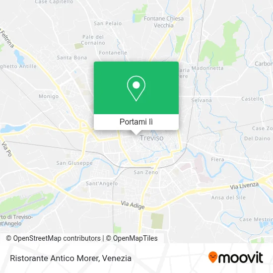 Mappa Ristorante Antico Morer