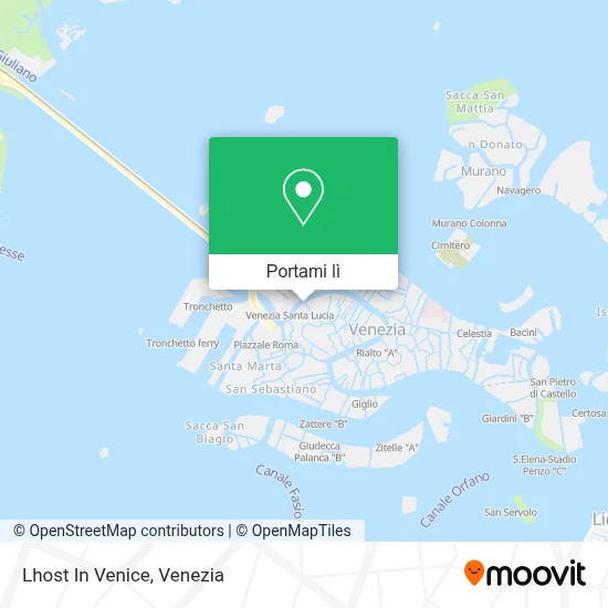 Mappa Lhost In Venice