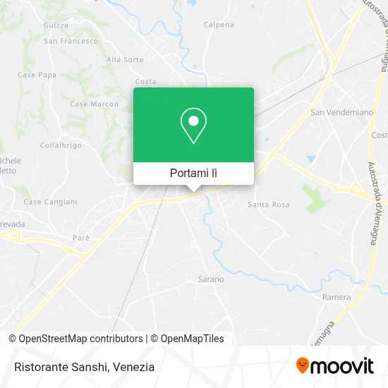 Mappa Ristorante Sanshi