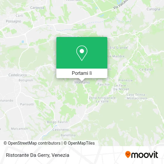 Mappa Ristorante Da Gerry