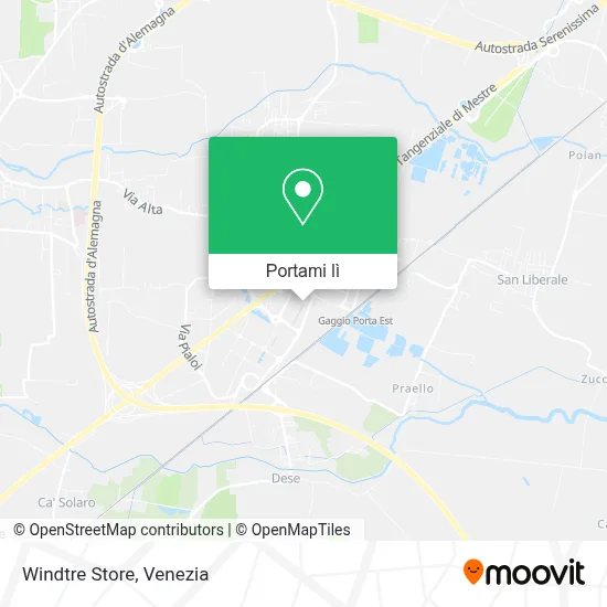 Mappa Windtre Store