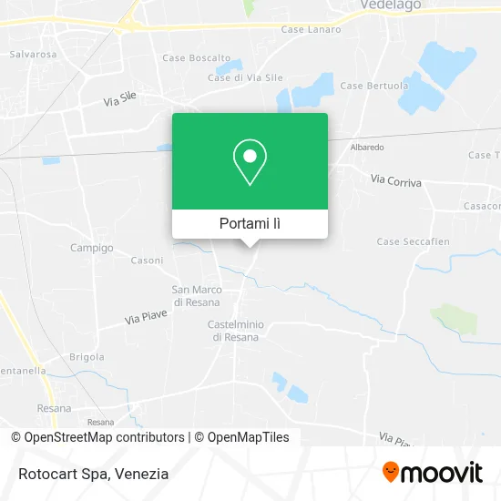 Mappa Rotocart Spa