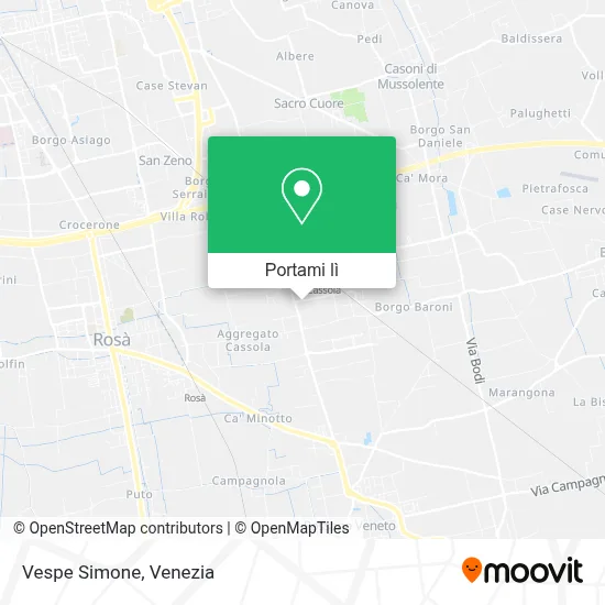 Mappa Vespe Simone