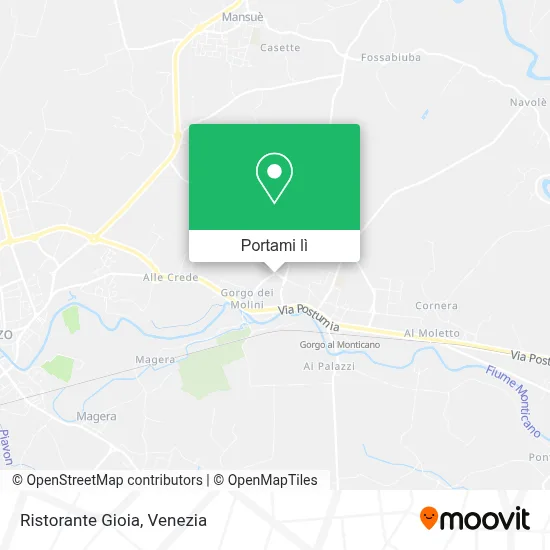 Mappa Ristorante Gioia