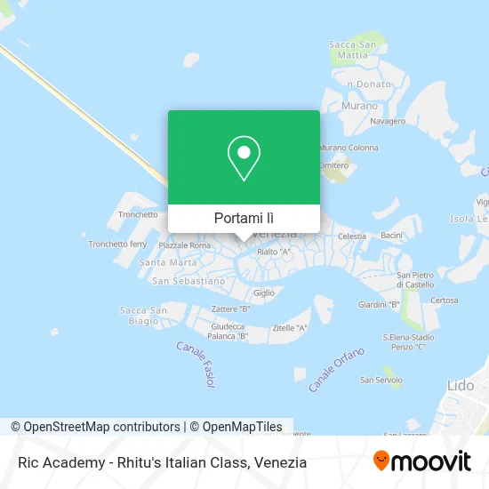 Mappa Ric Academy - Rhitu's Italian Class