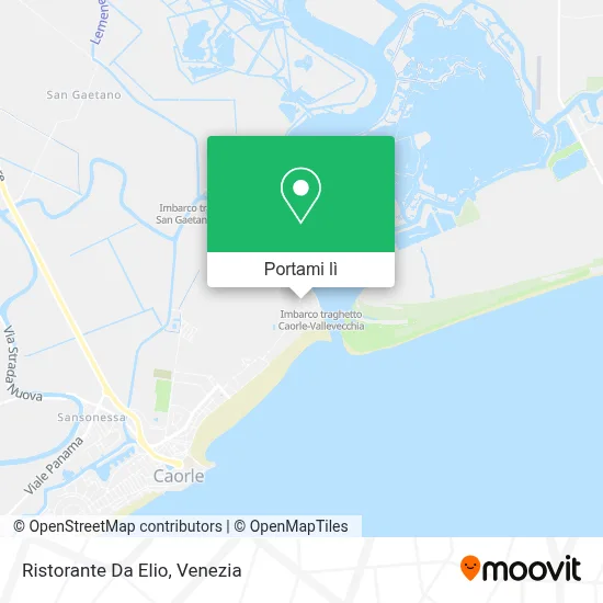 Mappa Ristorante Da Elio