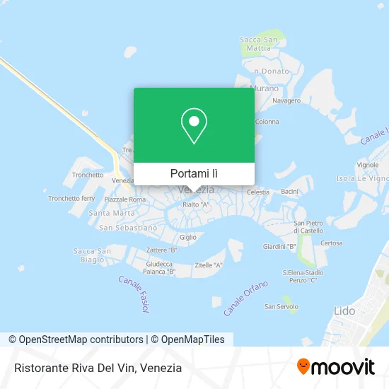 Mappa Ristorante Riva Del Vin