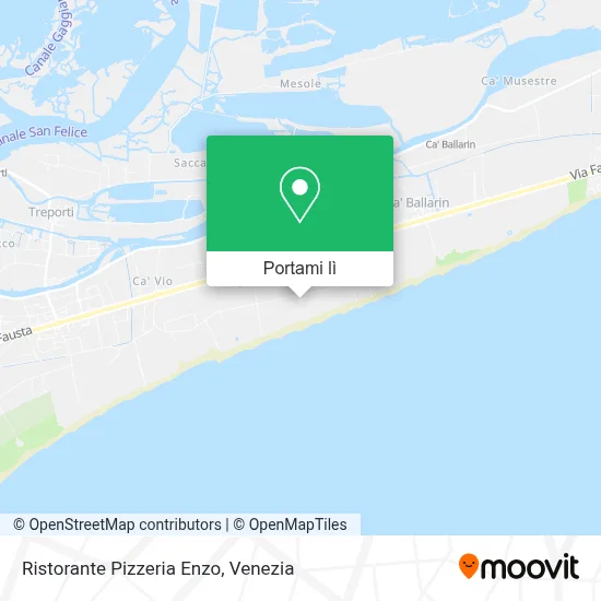 Mappa Ristorante Pizzeria Enzo
