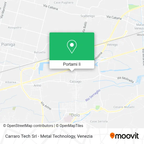Mappa Carraro Tech Srl - Metal Technology