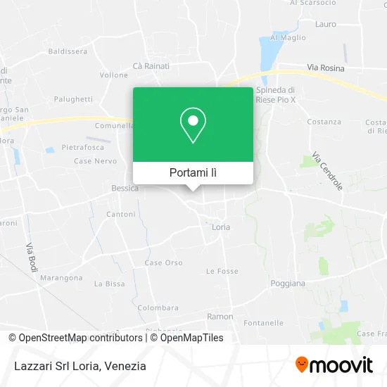 Mappa Lazzari Srl Loria