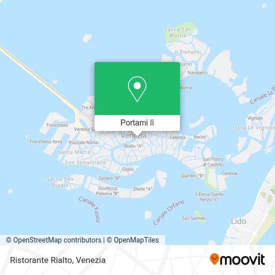Mappa Ristorante Rialto