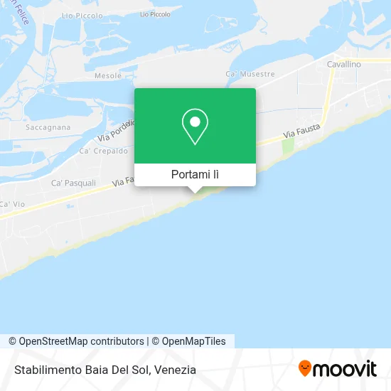 Mappa Stabilimento Baia Del Sol