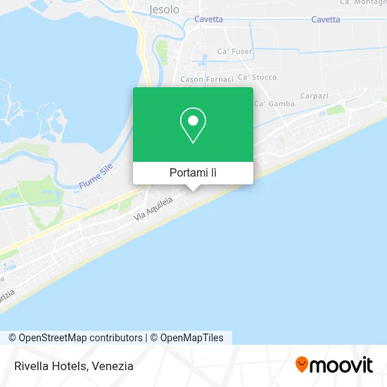 Mappa Rivella Hotels