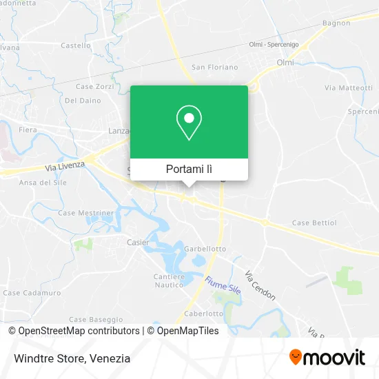 Mappa Windtre Store
