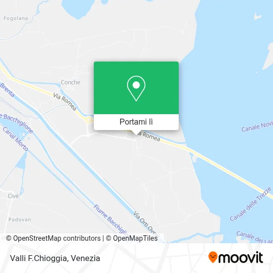 Mappa Valli F.Chioggia