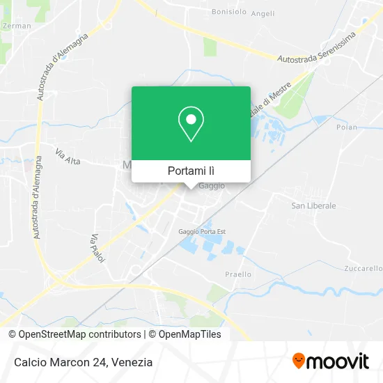Mappa Calcio Marcon 24