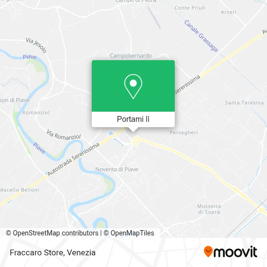 Mappa Fraccaro Store