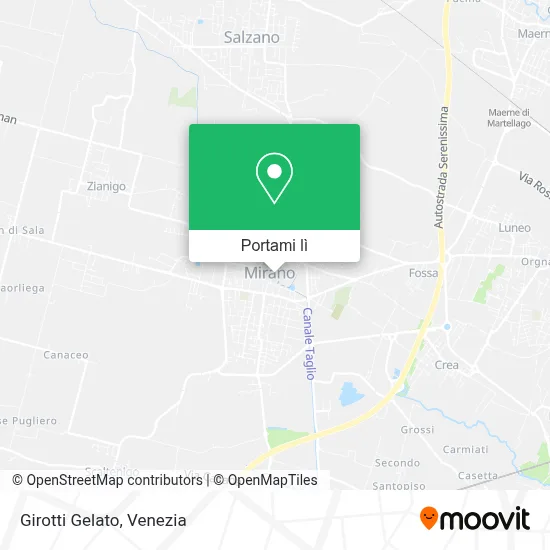 Mappa Girotti Gelato