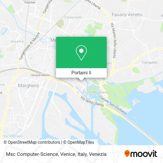 Mappa Msc Computer-Science, Venice, Italy