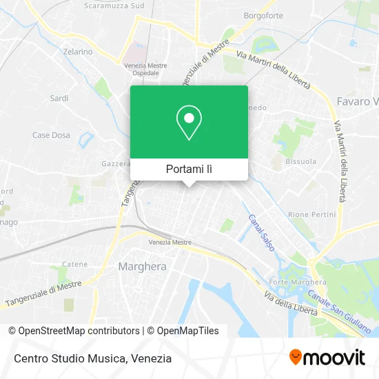 Mappa Centro Studio Musica