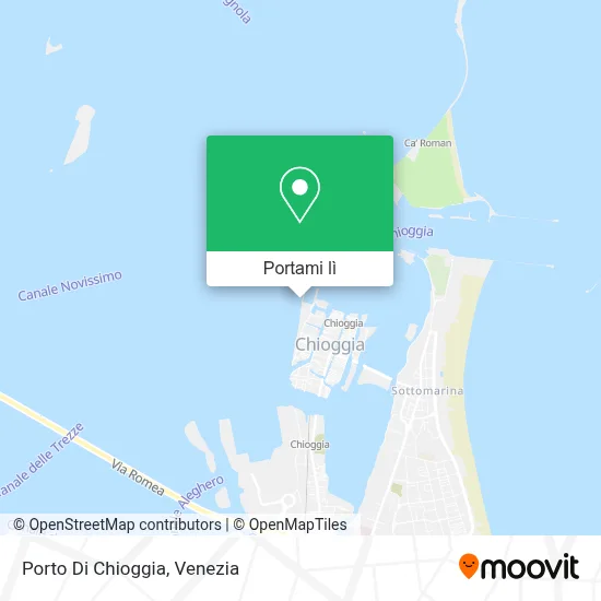 Mappa Porto Di Chioggia