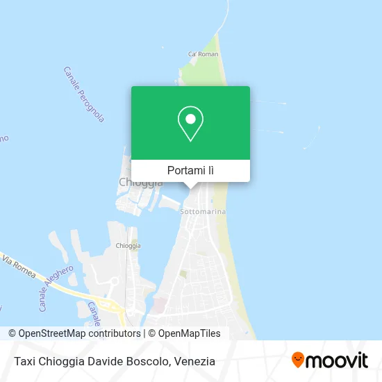 Mappa Taxi Chioggia Davide Boscolo