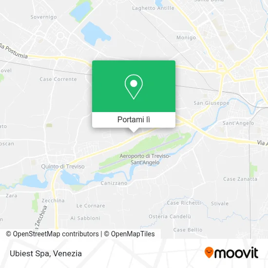 Mappa Ubiest Spa