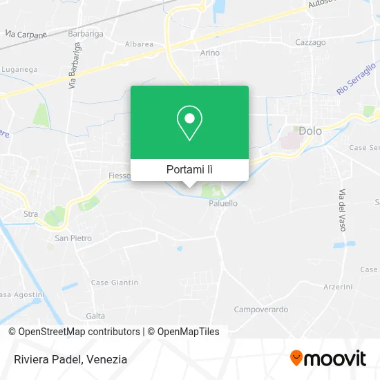 Mappa Riviera Padel