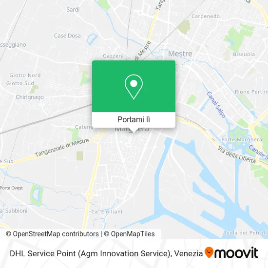 Mappa DHL Service Point (Agm Innovation Service)