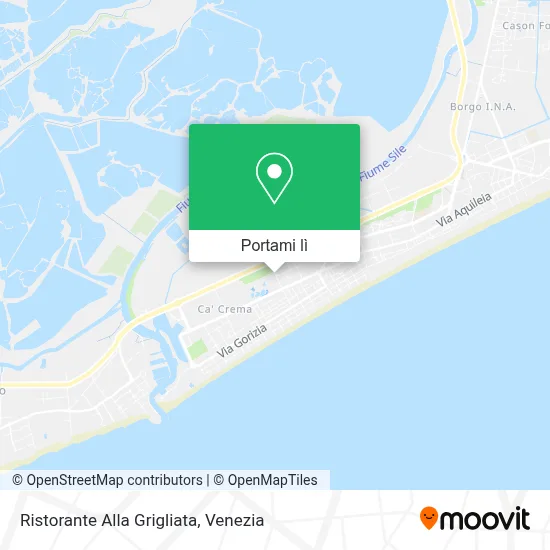 Mappa Ristorante Alla Grigliata