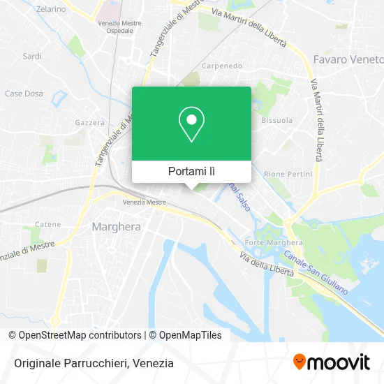 Mappa Originale Parrucchieri