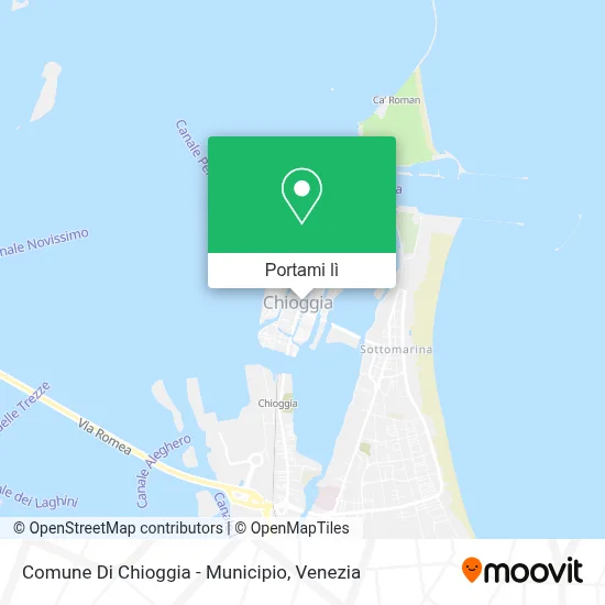 Mappa Comune Di Chioggia - Municipio