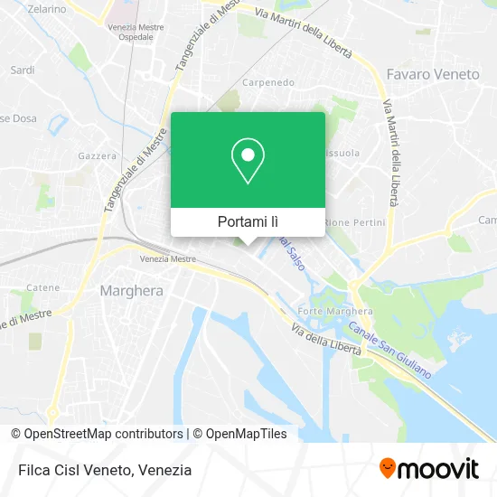 Mappa Filca Cisl Veneto