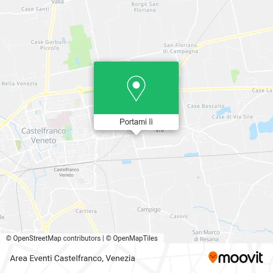 Mappa Area Eventi Castelfranco
