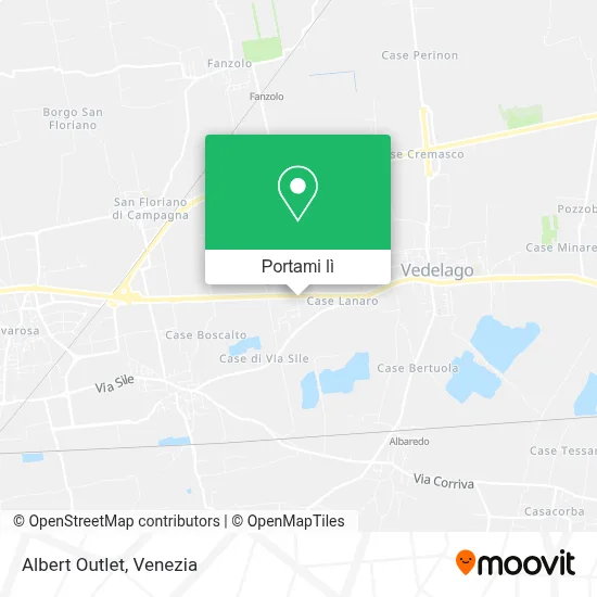 Mappa Albert Outlet