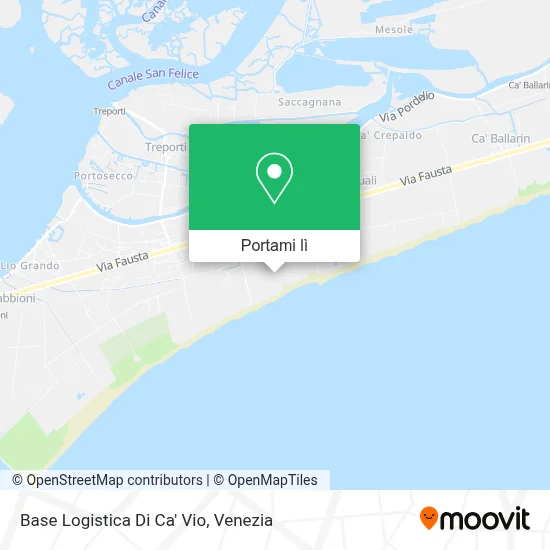 Mappa Base Logistica Di Ca' Vio